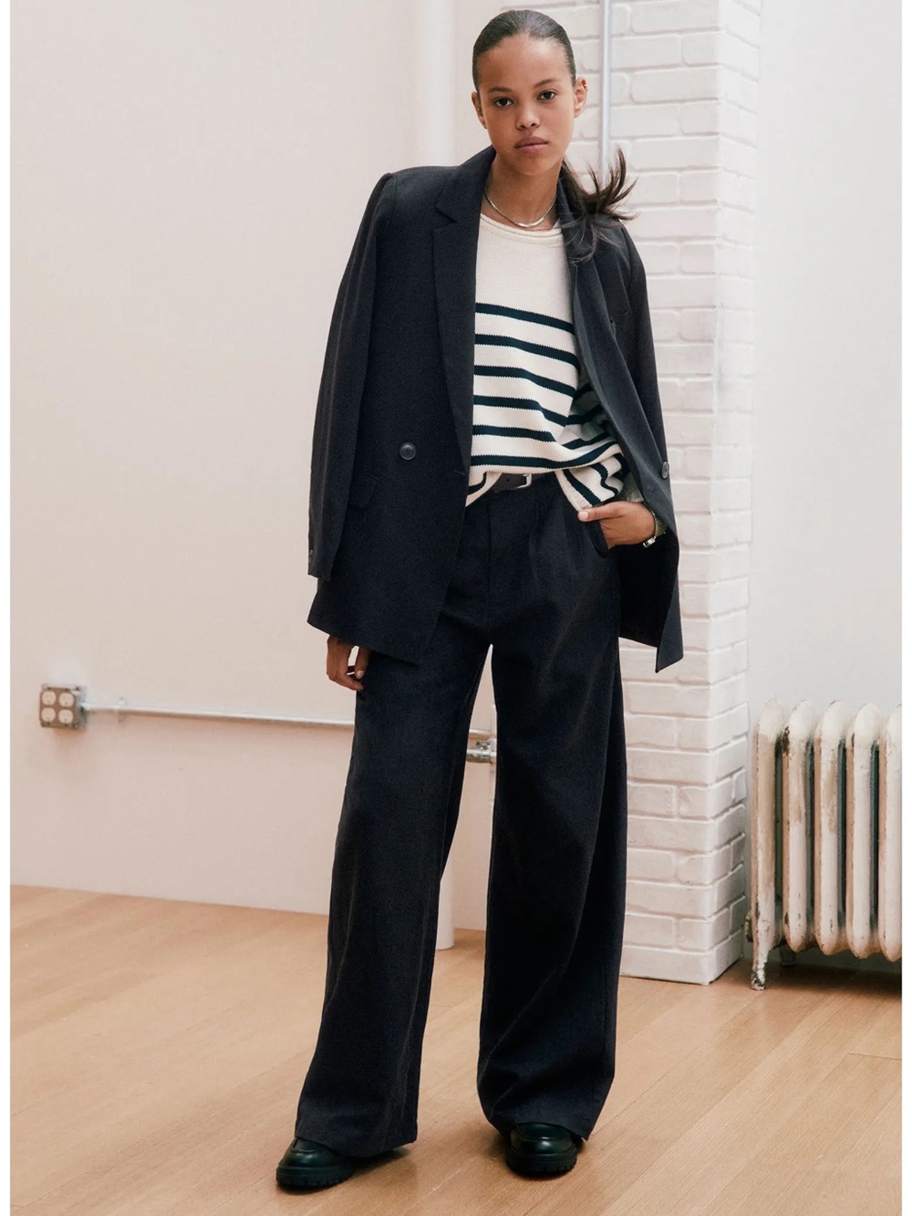 Madewell Harlow Wide Leg Pants Black Size 6 NWT - Picture 15 of 15